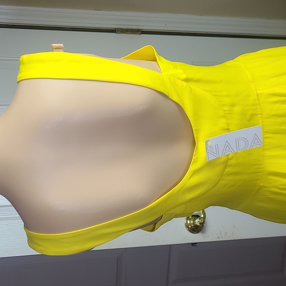 Ladies Scoop Back Dress w/Release Pleats - Picture 6 of 8